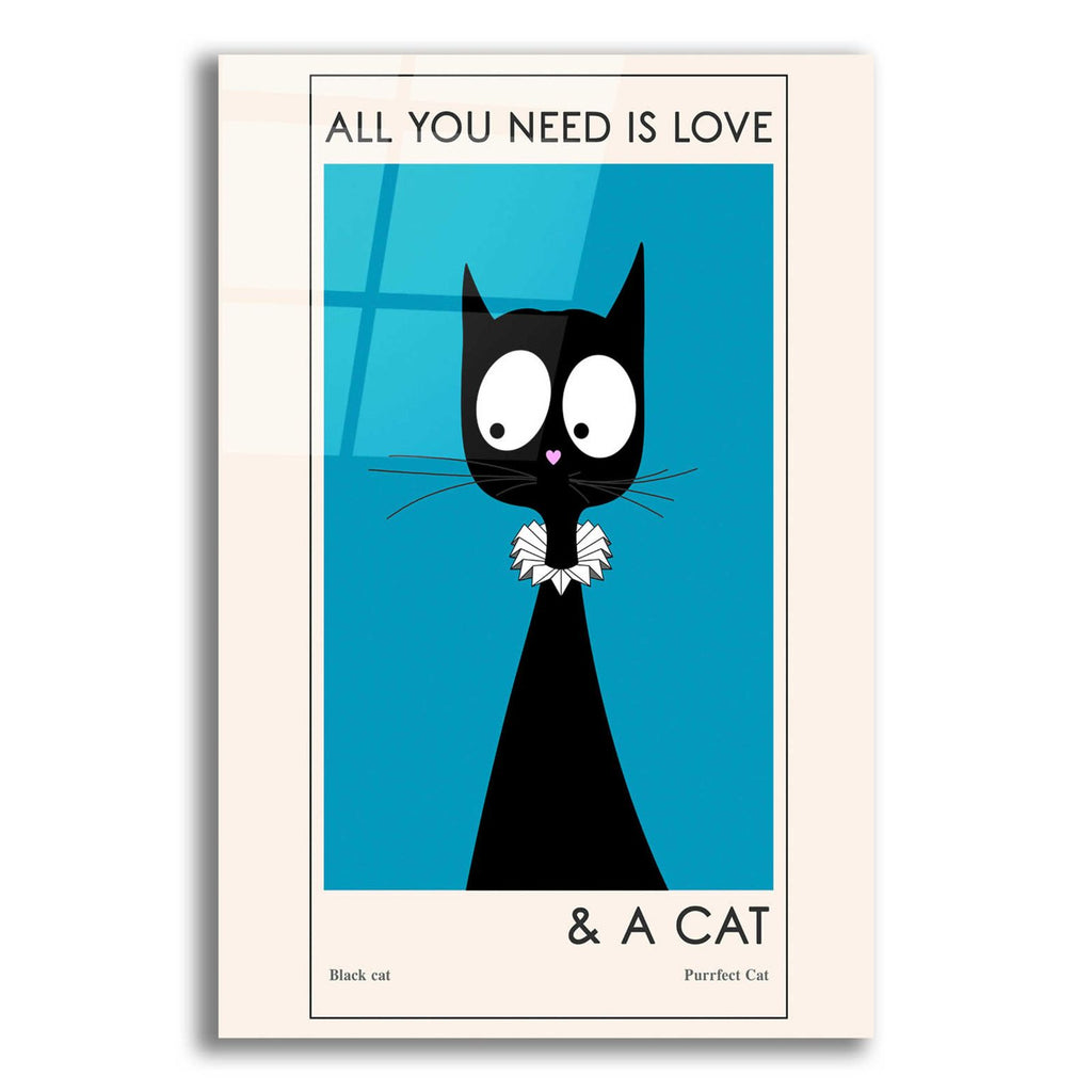 All You Need Is Love by Ayse acrylic glass wall art