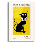Home Is where The Cat Is by Ayse acrylic glass wall art