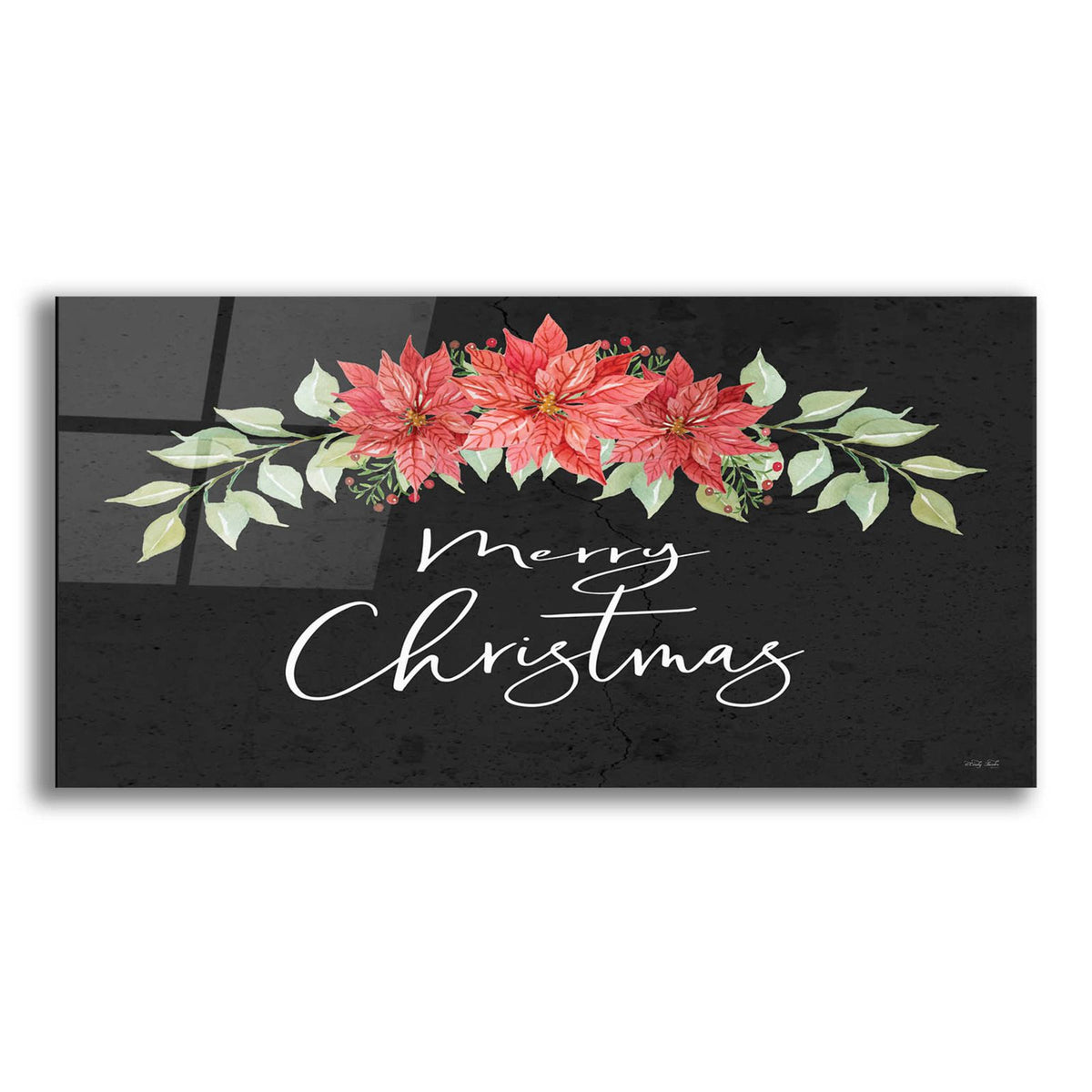 Merry Christmas Simply by Cindy Jacobs acrylic glass wall art