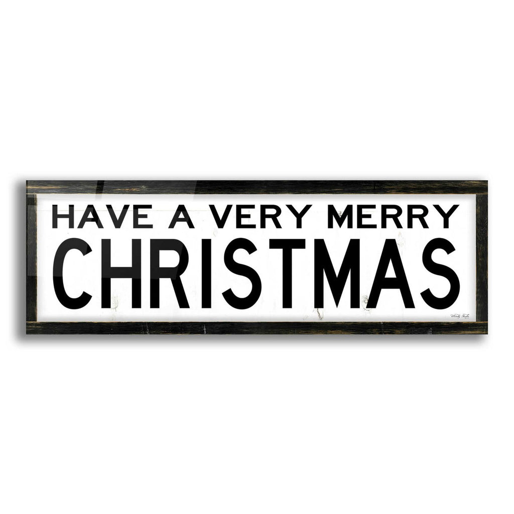 Have a Very Merry Christmas by Cindy Jacobs acrylic glass wall art