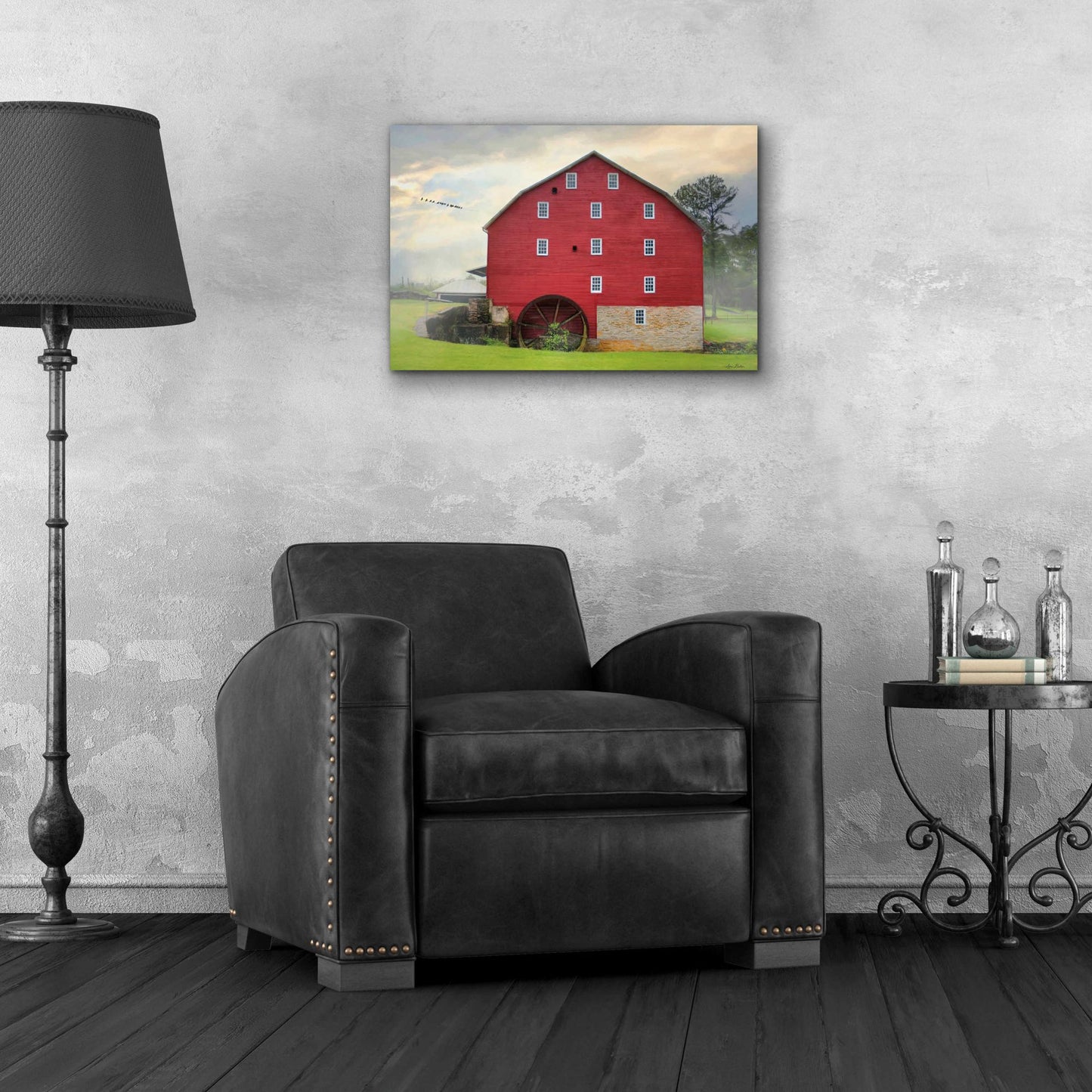 Epic Art 'Willow Grove Mill' by Lori Deiter, Acrylic Glass Wall Art,24x16