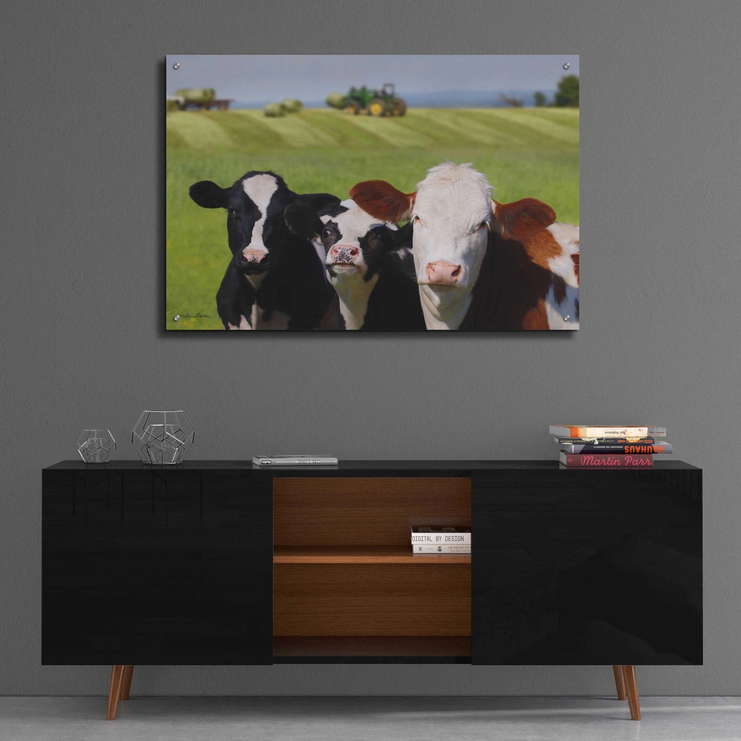 Epic Art 'Making Hay' by Lori Deiter, Acrylic Glass Wall Art,36x24