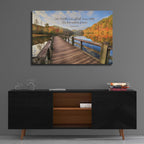 Epic Art 'Give Thanks to the Lord' by Lori Deiter, Acrylic Glass Wall Art,36x24