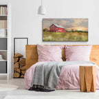 Epic Art 'Vermont Landscape' by Lori Deiter, Acrylic Glass Wall Art,48x24
