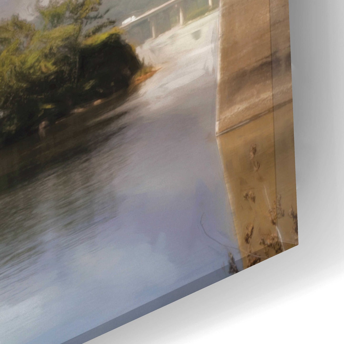 Epic Art 'Columbia Wrightsville Bridge' by Lori Deiter, Acrylic Glass Wall Art,24x12