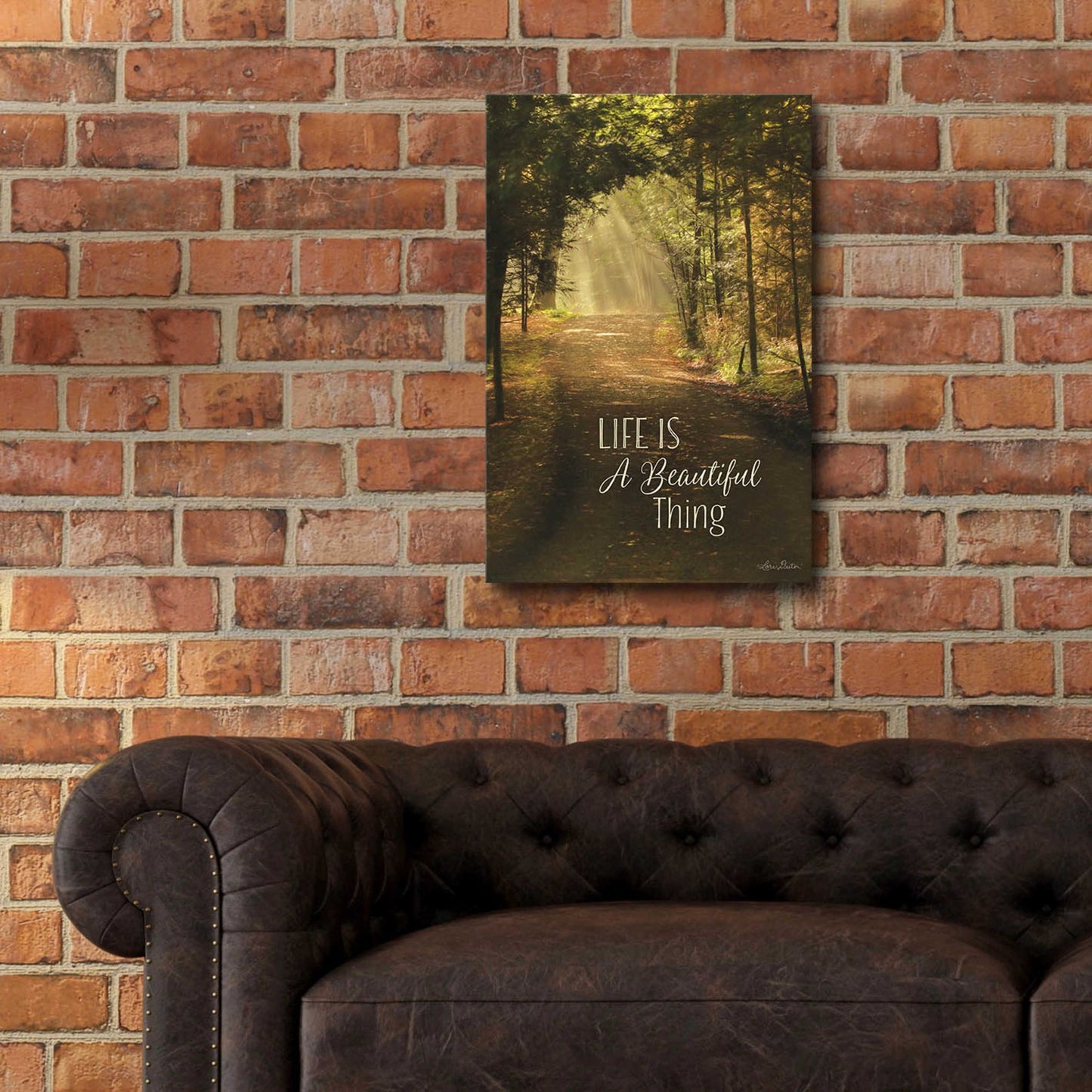 Epic Art 'Life is a Beautiful Thing' by Lori Deiter, Acrylic Glass Wall Art,16x24