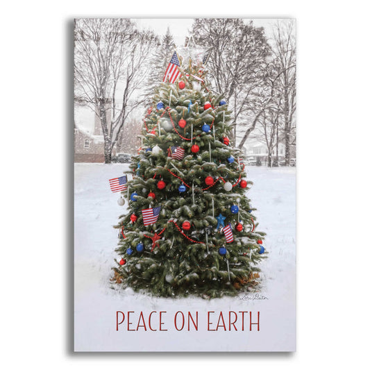 Epic Art 'Peace on Earth Tree' by Lori Deiter, Acrylic Glass Wall Art