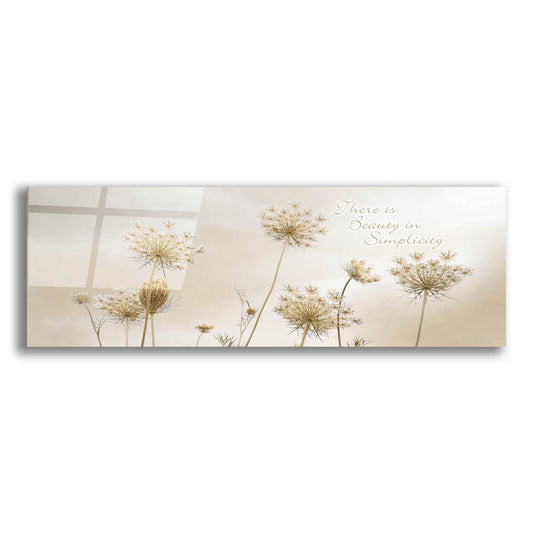 Epic Art 'There is Beauty in Simplicity' by Lori Deiter, Acrylic Glass Wall Art,2:1