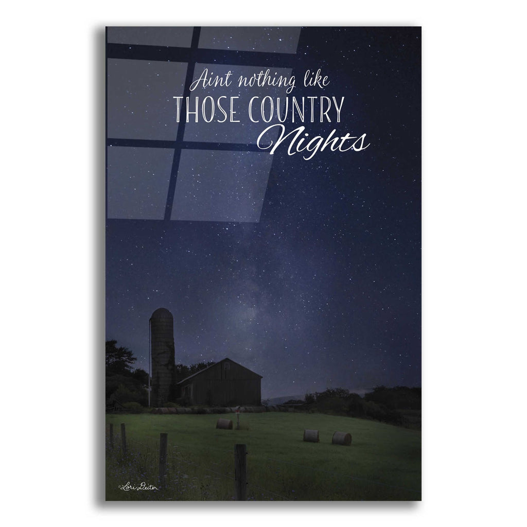 Epic Art 'Country Nights' by Lori Deiter, Acrylic Glass Wall Art