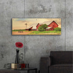 Epic Art 'Brownsville Farm' by Lori Deiter, Acrylic Glass Wall Art,48x16
