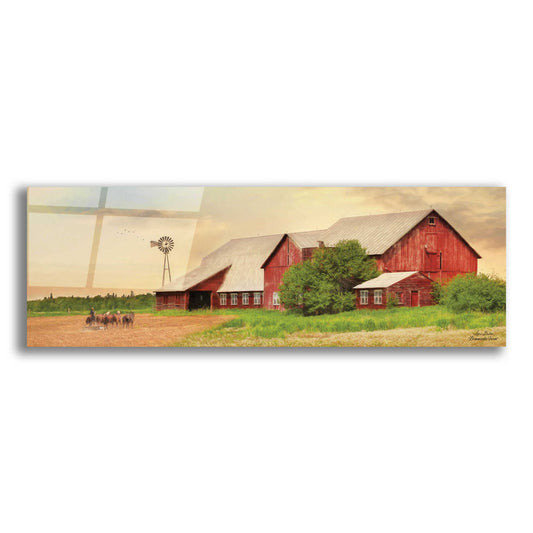 Epic Art 'Brownsville Farm' by Lori Deiter, Acrylic Glass Wall Art,3:1