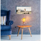 Epic Art 'Wagon of Hay' by Lori Deiter, Acrylic Glass Wall Art,24x12