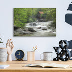 Epic Art 'Glade Creek Grist Mill' by Lori Deiter, Acrylic Glass Wall Art,16x12