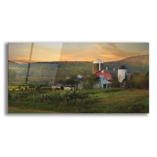 Epic Art 'New York Country Sunset' by Lori Deiter, Acrylic Glass Wall Art,2:1