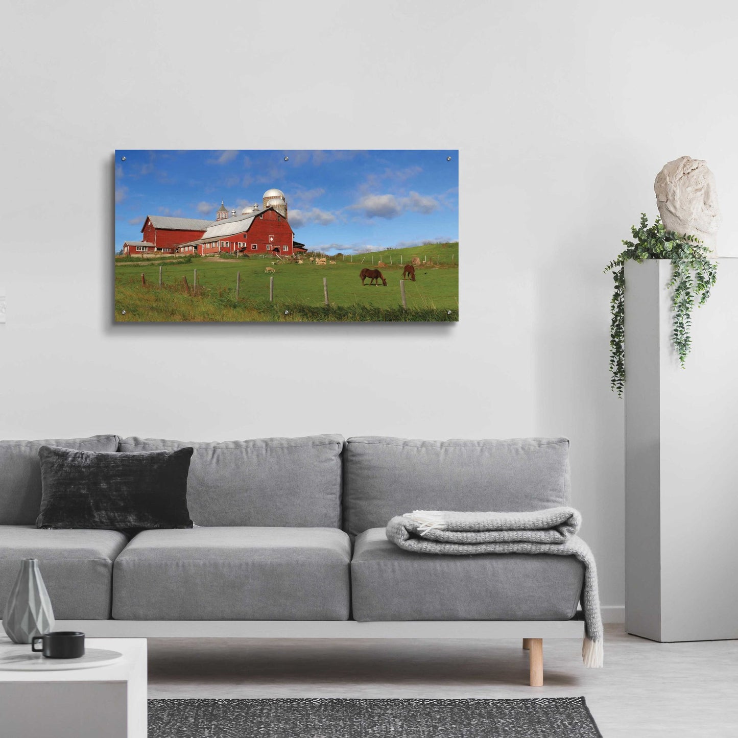 Epic Art 'A Perfect Day' by Lori Deiter, Acrylic Glass Wall Art,48x24