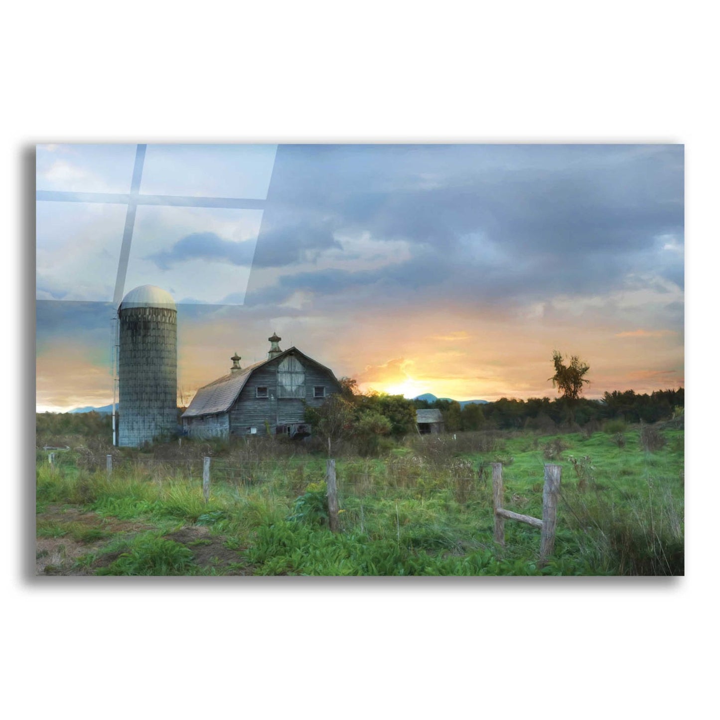 Epic Art 'New Morning in Vermont' by Lori Deiter, Acrylic Glass Wall Art