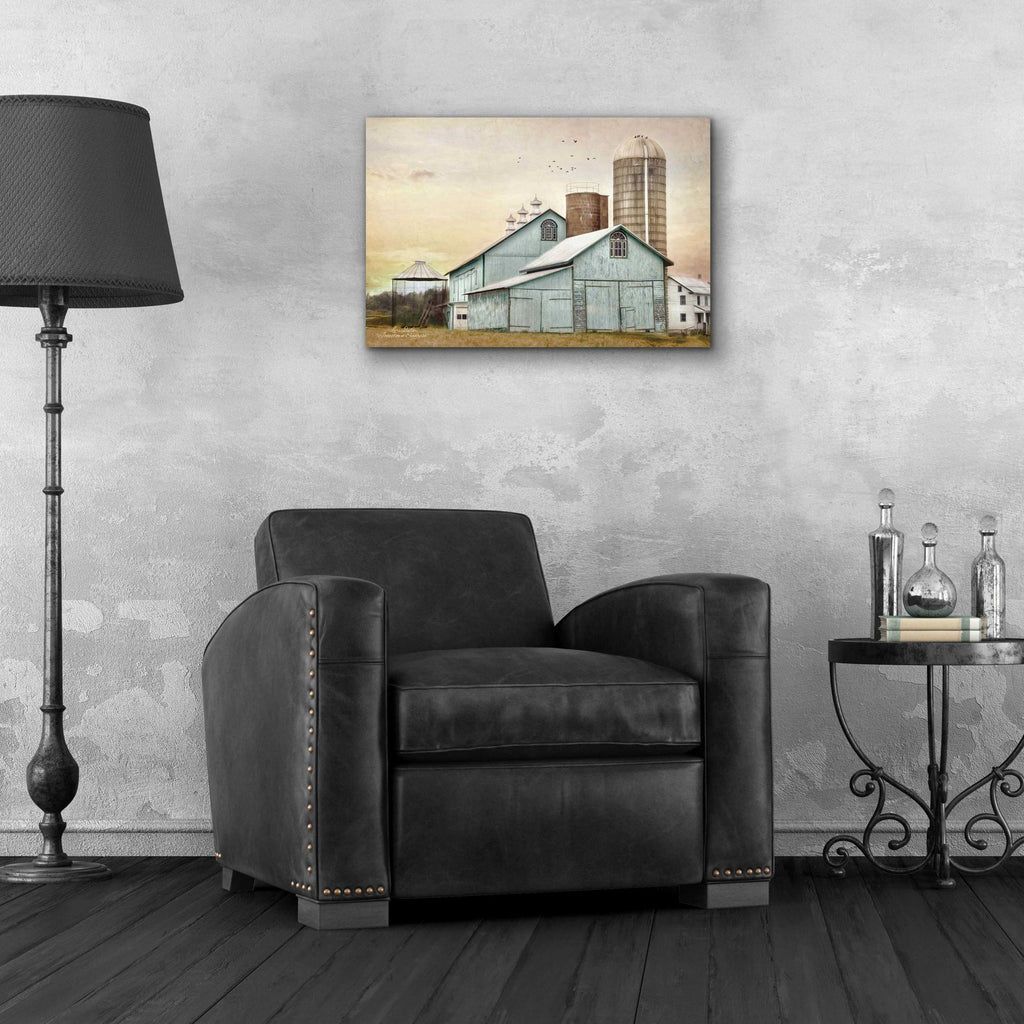 Epic Art 'Jonestown Sunrise' by Lori Deiter, Acrylic Glass Wall Art,24x16