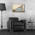 Epic Art 'Jonestown Sunrise' by Lori Deiter, Acrylic Glass Wall Art,24x16
