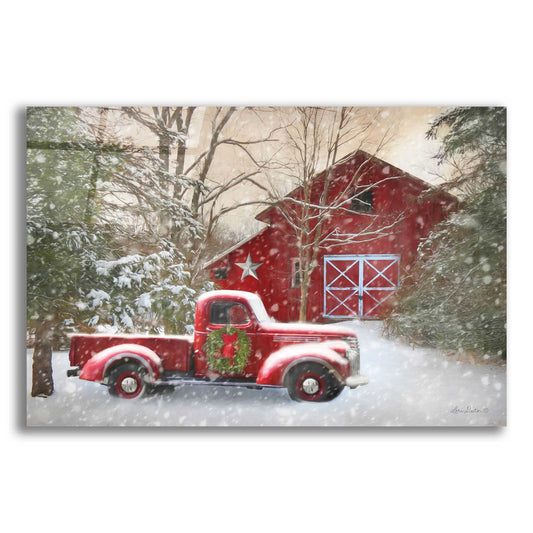 Epic Art 'Secluded Barn with Truck' by Lori Deiter, Acrylic Glass Wall Art