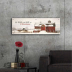 Epic Art 'All Roads Lead Home for Christmas' by Lori Deiter, Acrylic Glass Wall Art,48x16