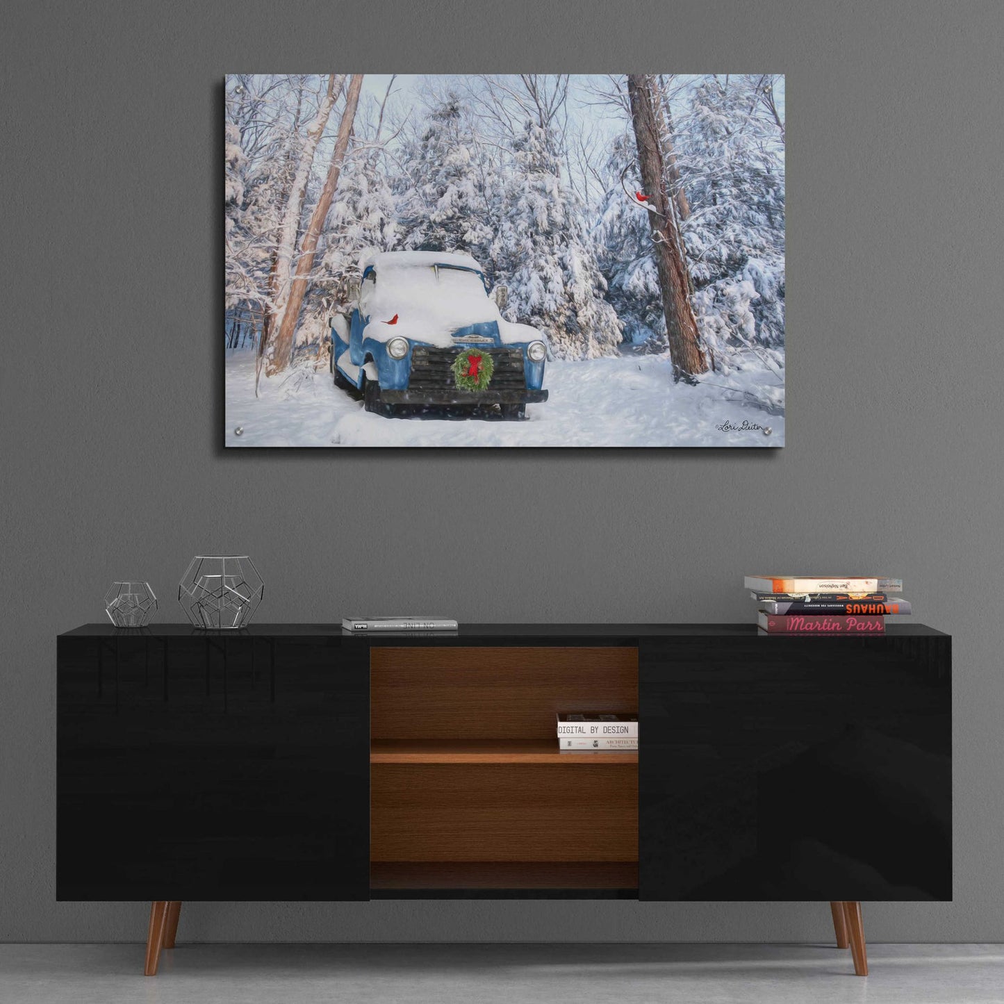 Epic Art 'Winter Storage' by Lori Deiter, Acrylic Glass Wall Art,36x24