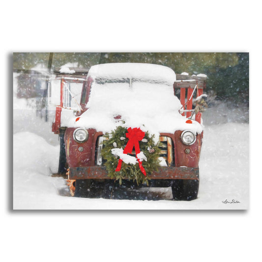 Epic Art 'Christmas Farm Truck' by Lori Deiter, Acrylic Glass Wall Art