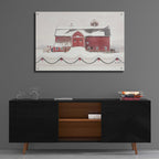 Epic Art 'Please Come Home for Christmas' by Lori Deiter, Acrylic Glass Wall Art,36x24