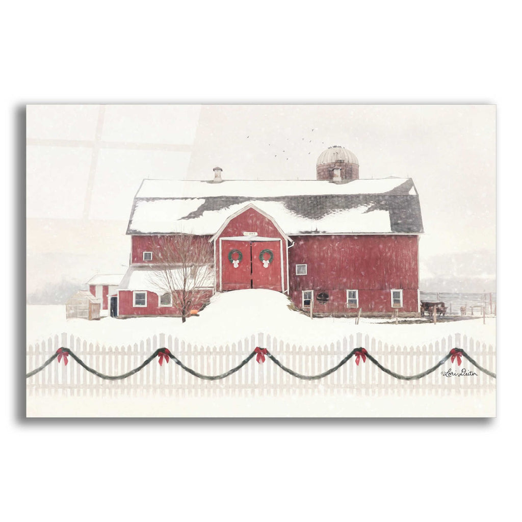 Epic Art 'Please Come Home for Christmas' by Lori Deiter, Acrylic Glass Wall Art