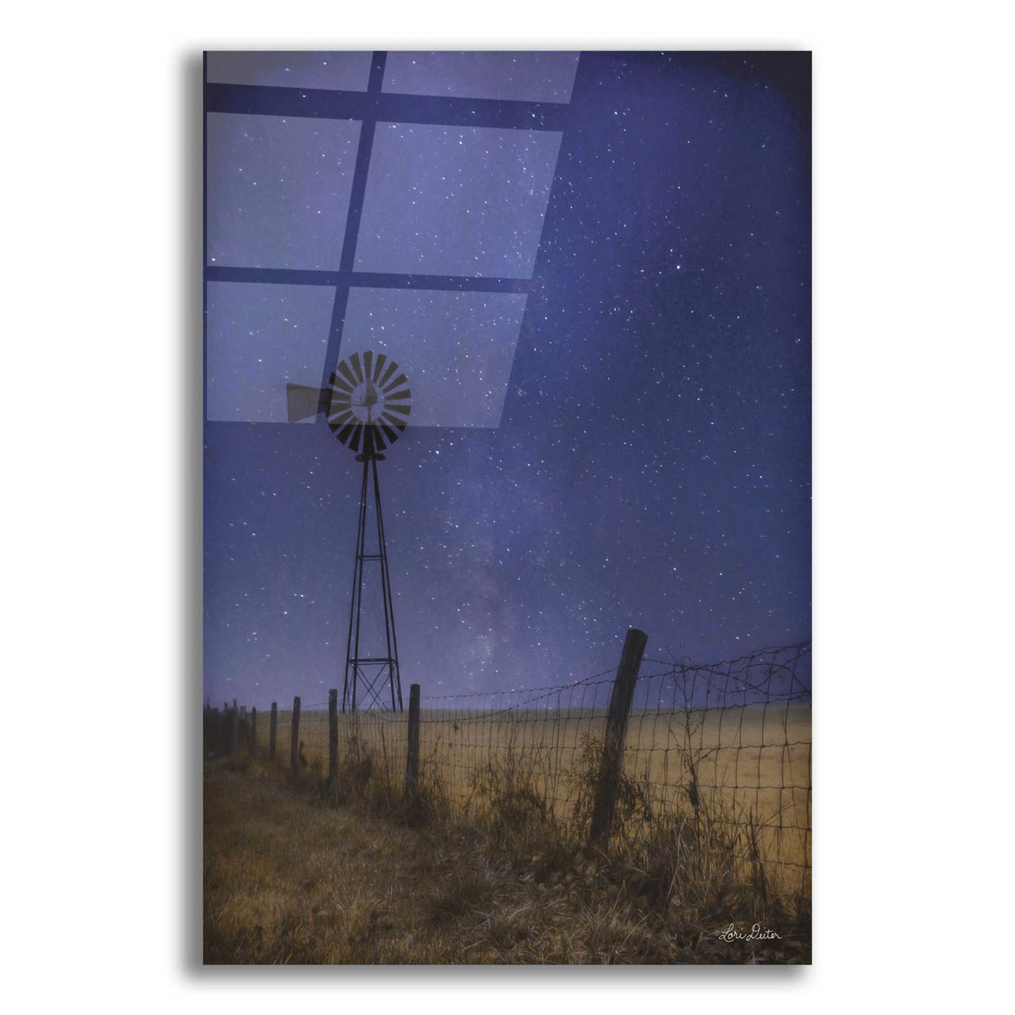 Epic Art 'Starlit Night' by Lori Deiter, Acrylic Glass Wall Art