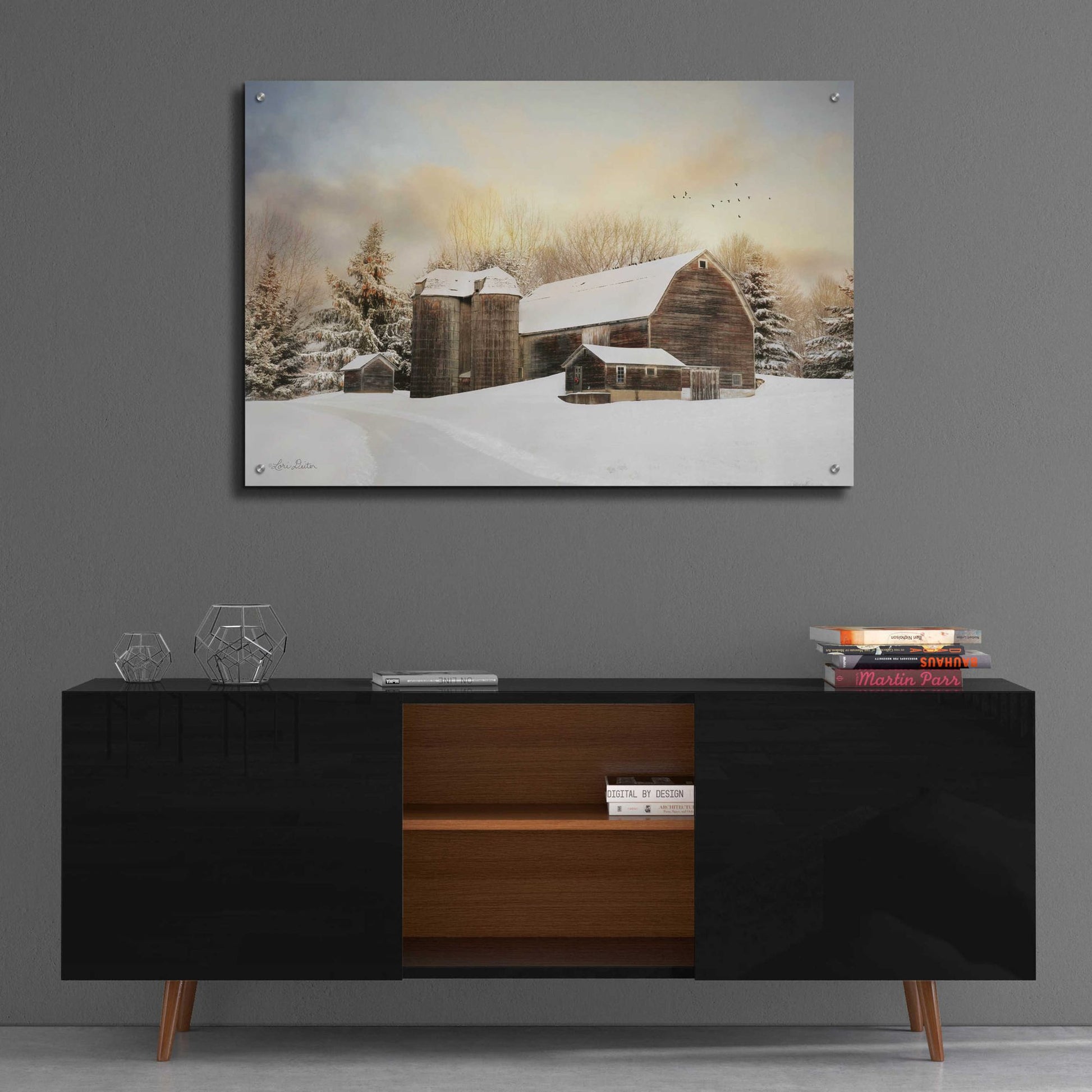 Epic Art 'The Color of Winter' by Lori Deiter Acrylic Glass Wall Art,36x24