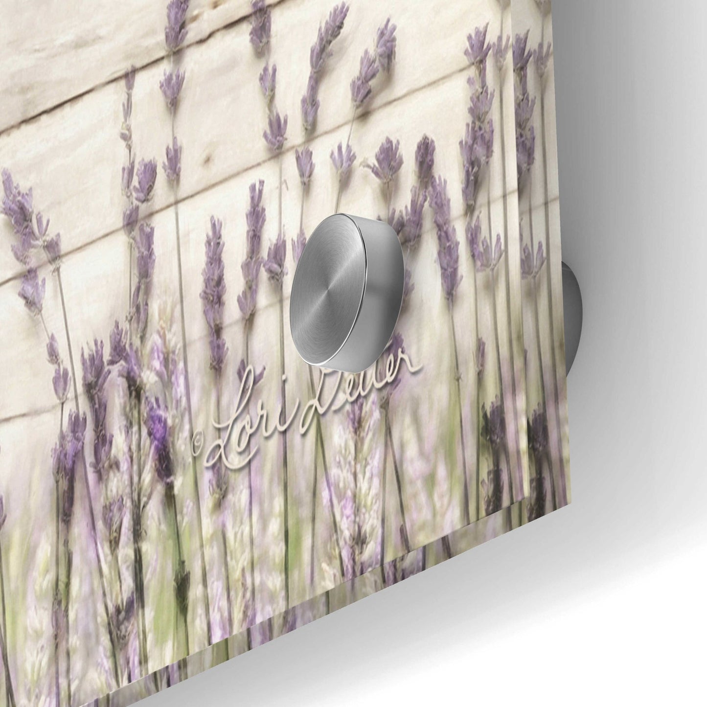 Epic Art 'Lavender Farm' by Lori Deiter Acrylic Glass Wall Art,36x24