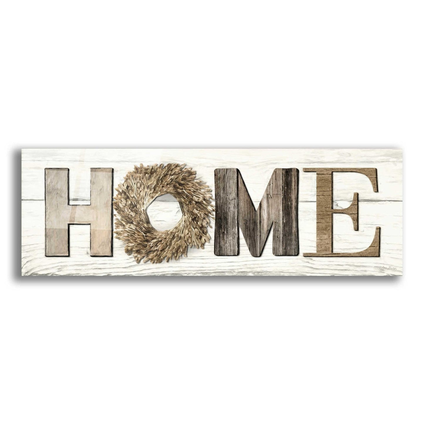 Epic Art 'Home in Beige' by Lori Deiter Acrylic Glass Wall Art,3:1