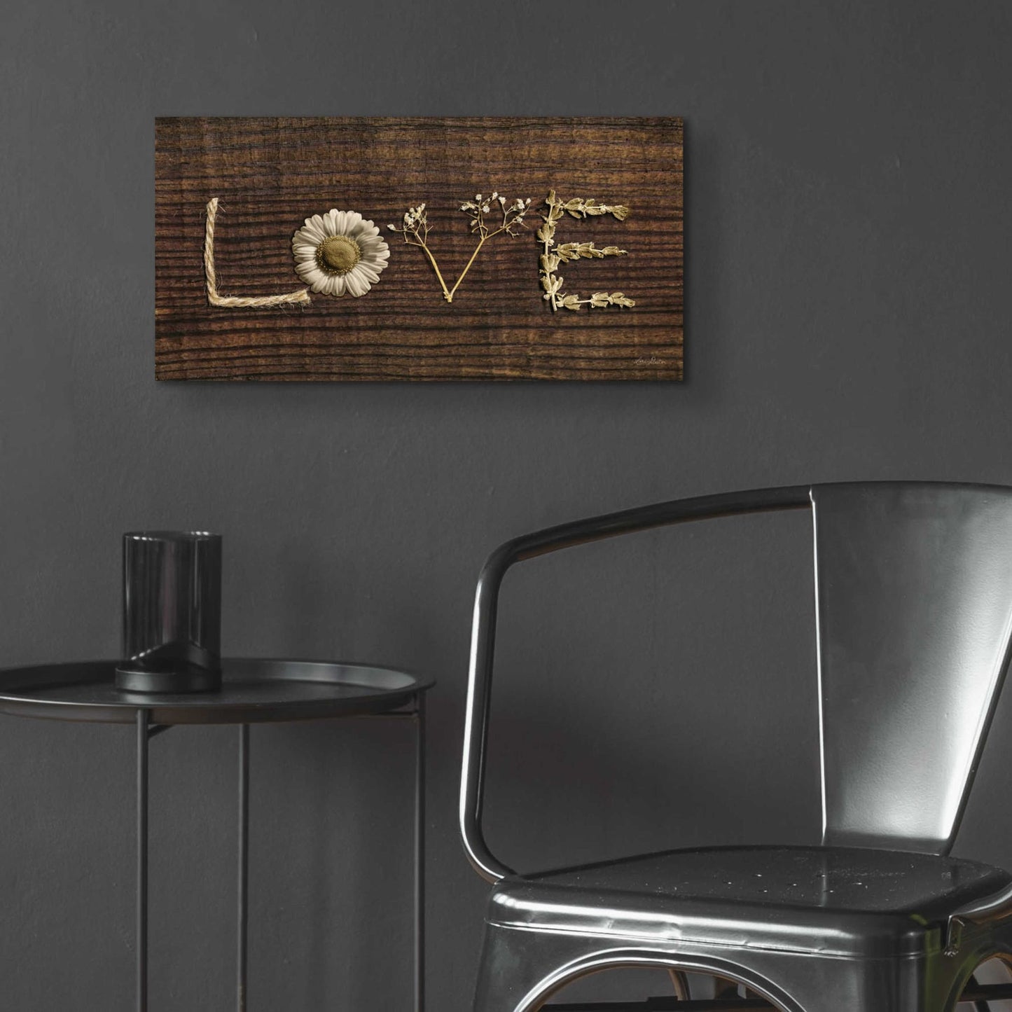 Epic Art 'Love is All You Need' by Lori Deiter Acrylic Glass Wall Art,24x12