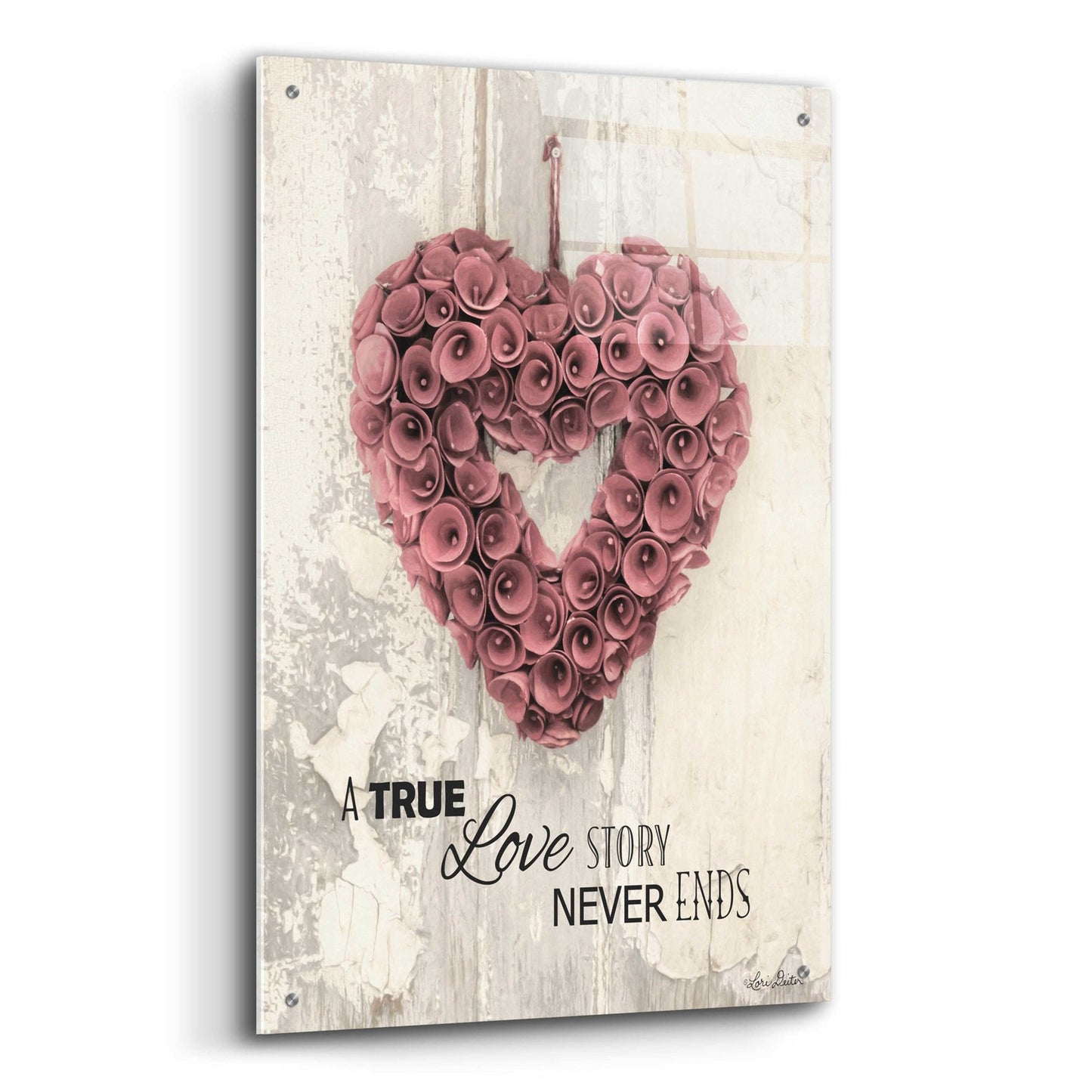 Epic Art 'A True Love Story' by Lori Deiter Acrylic Glass Wall Art,24x36