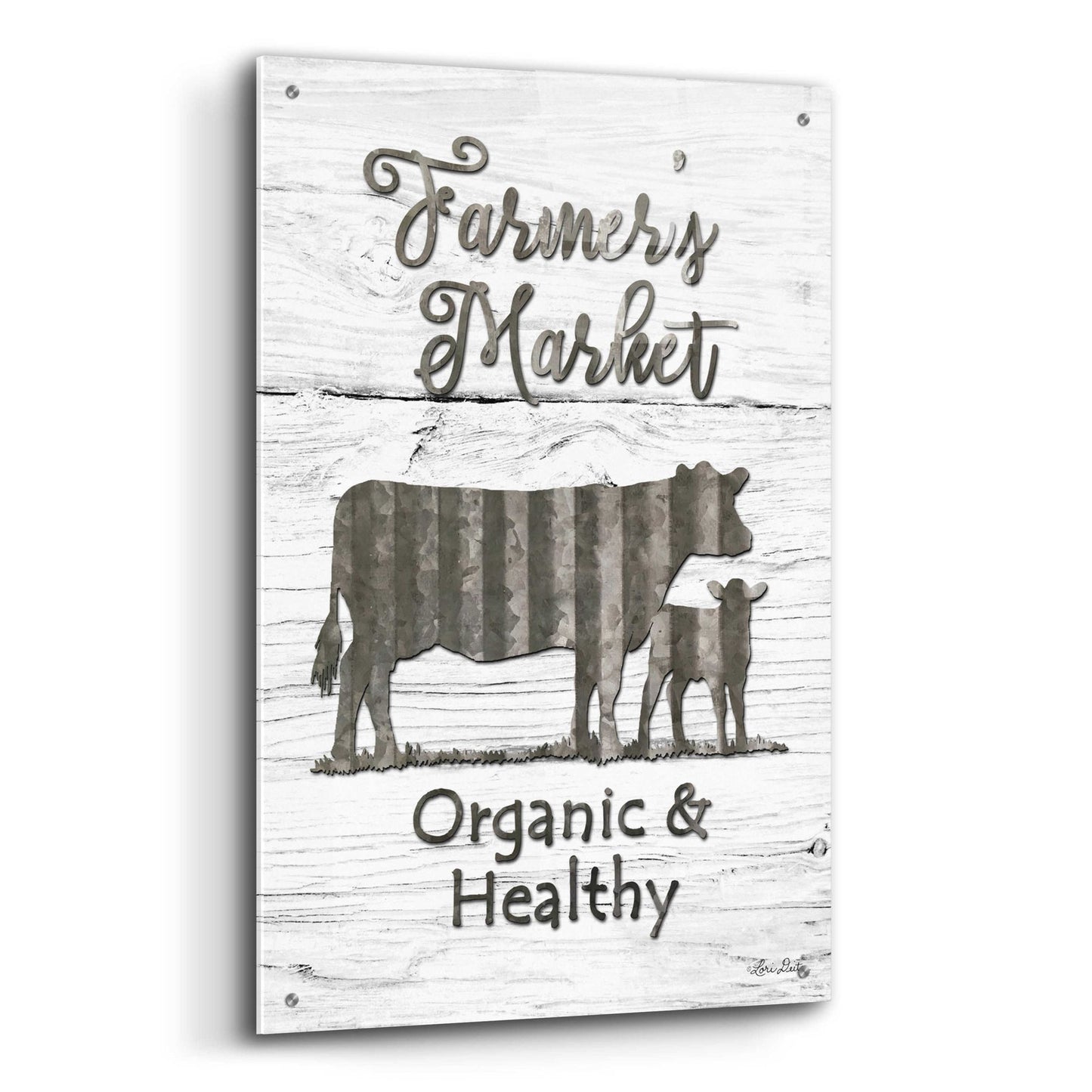 Epic Art 'Farmer's Market' by Lori Deiter Acrylic Glass Wall Art,24x36