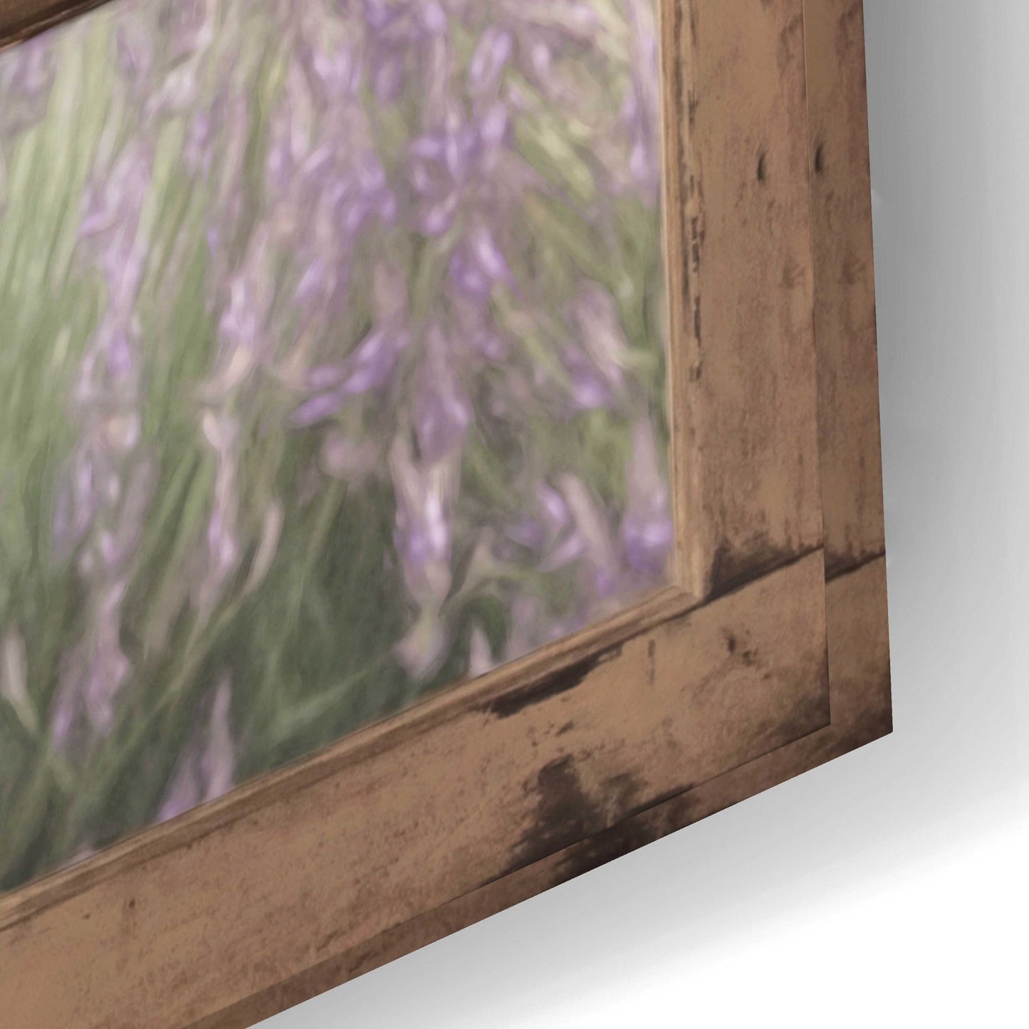 Epic Art 'Lavender Fields Window' by Lori Deiter Acrylic Glass Wall Art,24x16