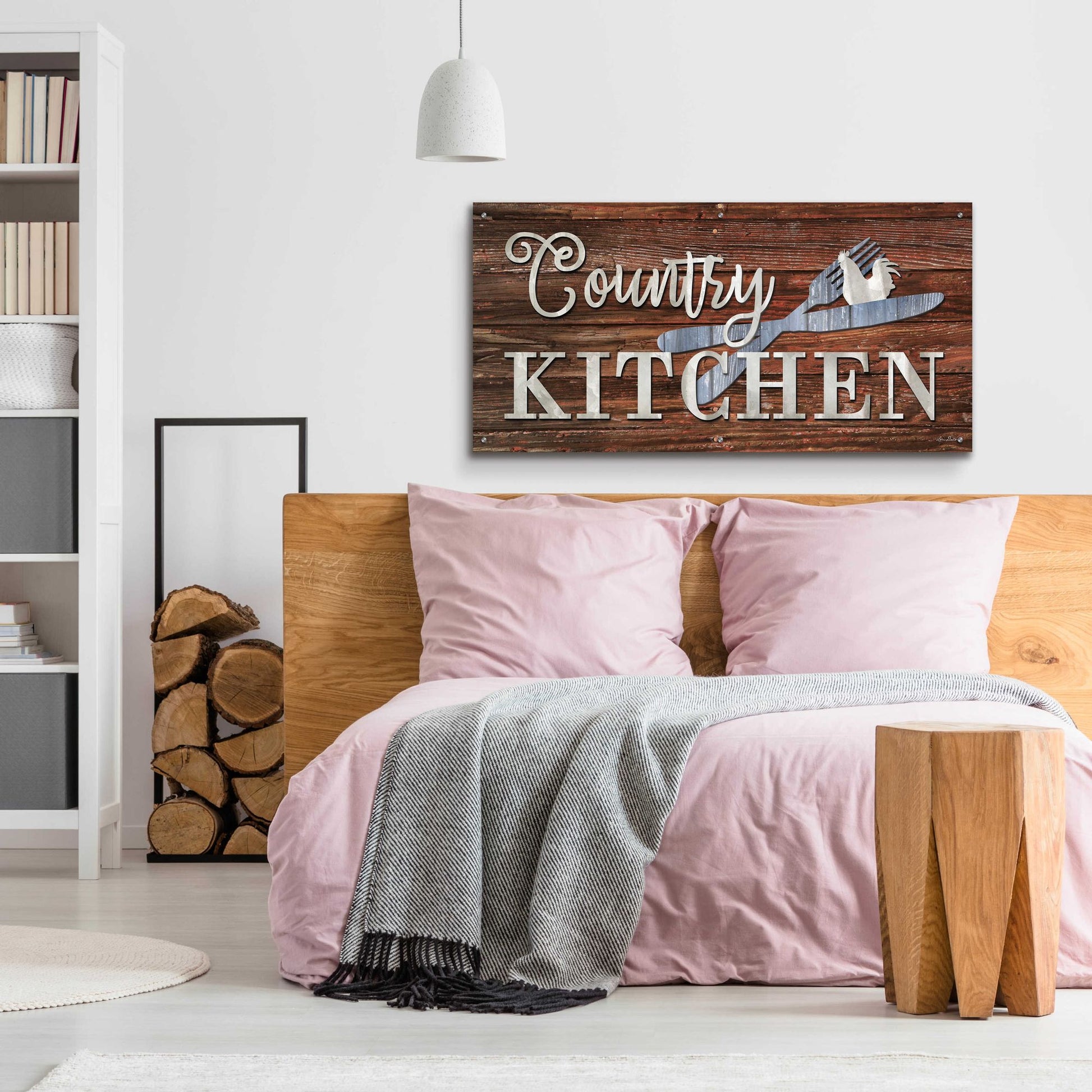 Epic Art 'Country Kitchen' by Lori Deiter Acrylic Glass Wall Art,48x24