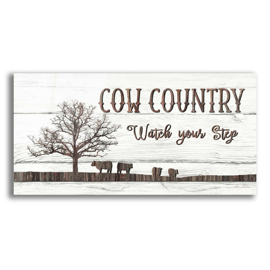 Epic Art 'Cow Country' by Lori Deiter Acrylic Glass Wall Art,2:1