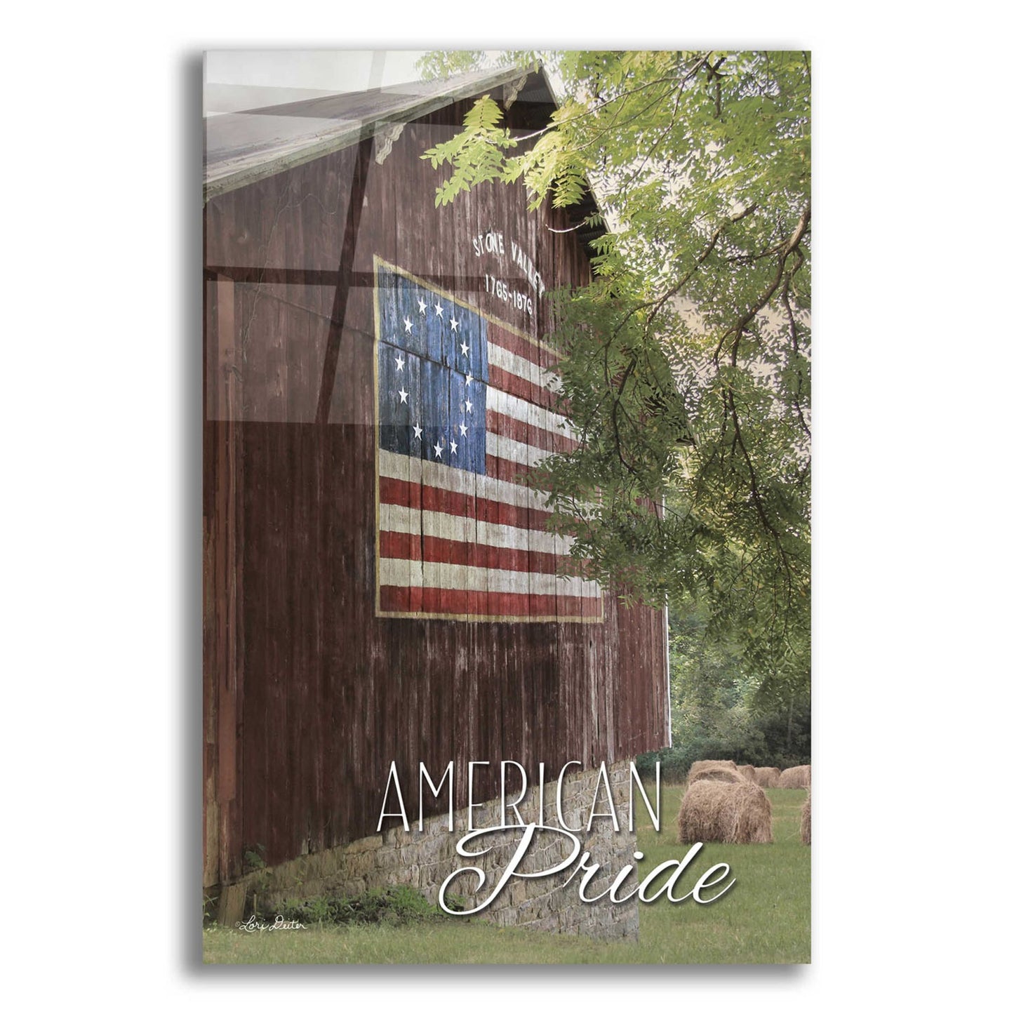 Epic Art 'American Pride' by Lori Deiter Acrylic Glass Wall Art