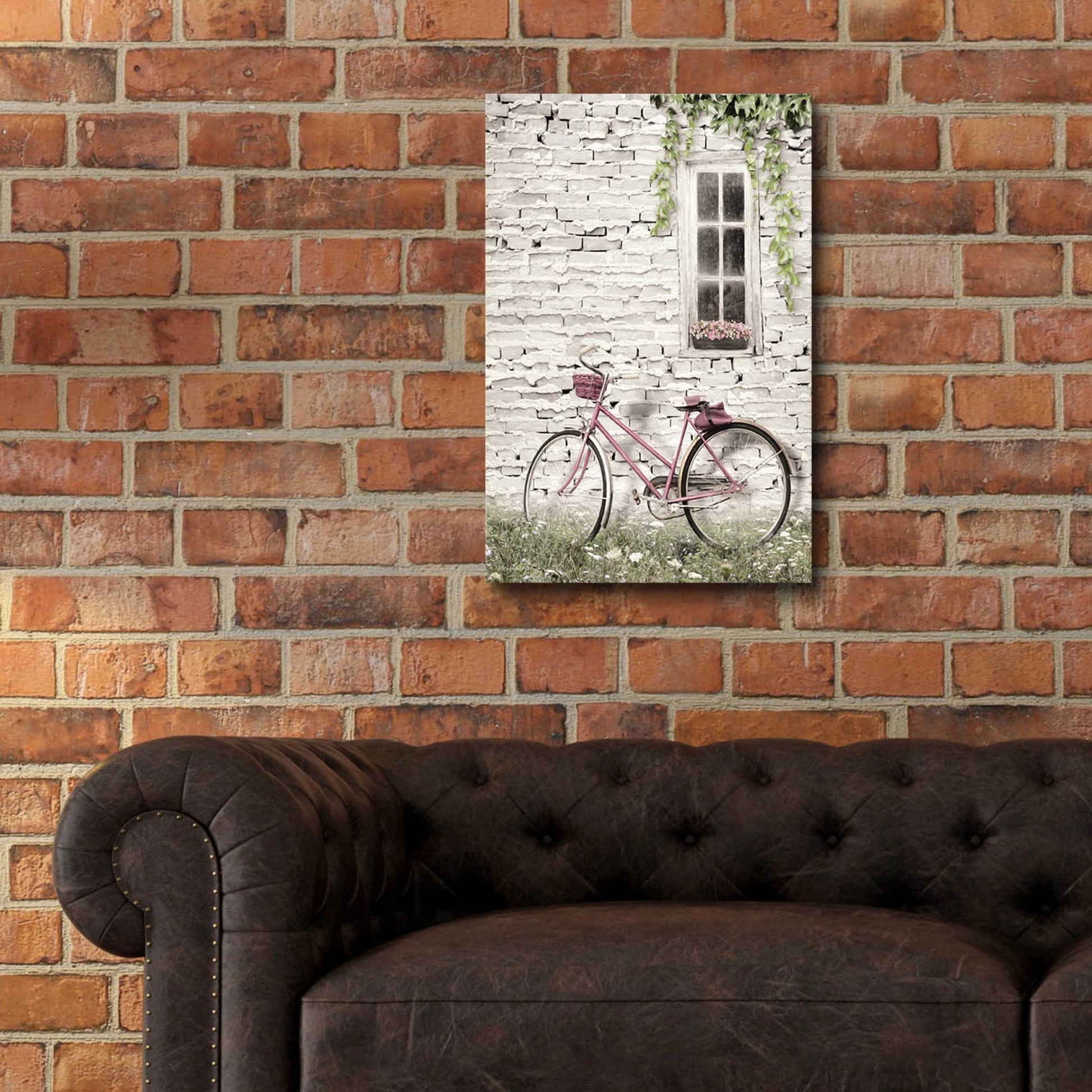 Epic Art 'Ready for a Bike Ride' by Lori Deiter Acrylic Glass Wall Art,16x24