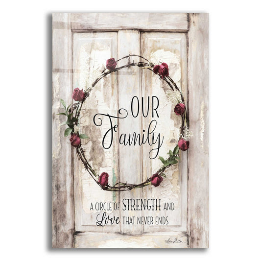 Epic Art 'Our Family - A Circle of Strength' by Lori Deiter Acrylic Glass Wall Art