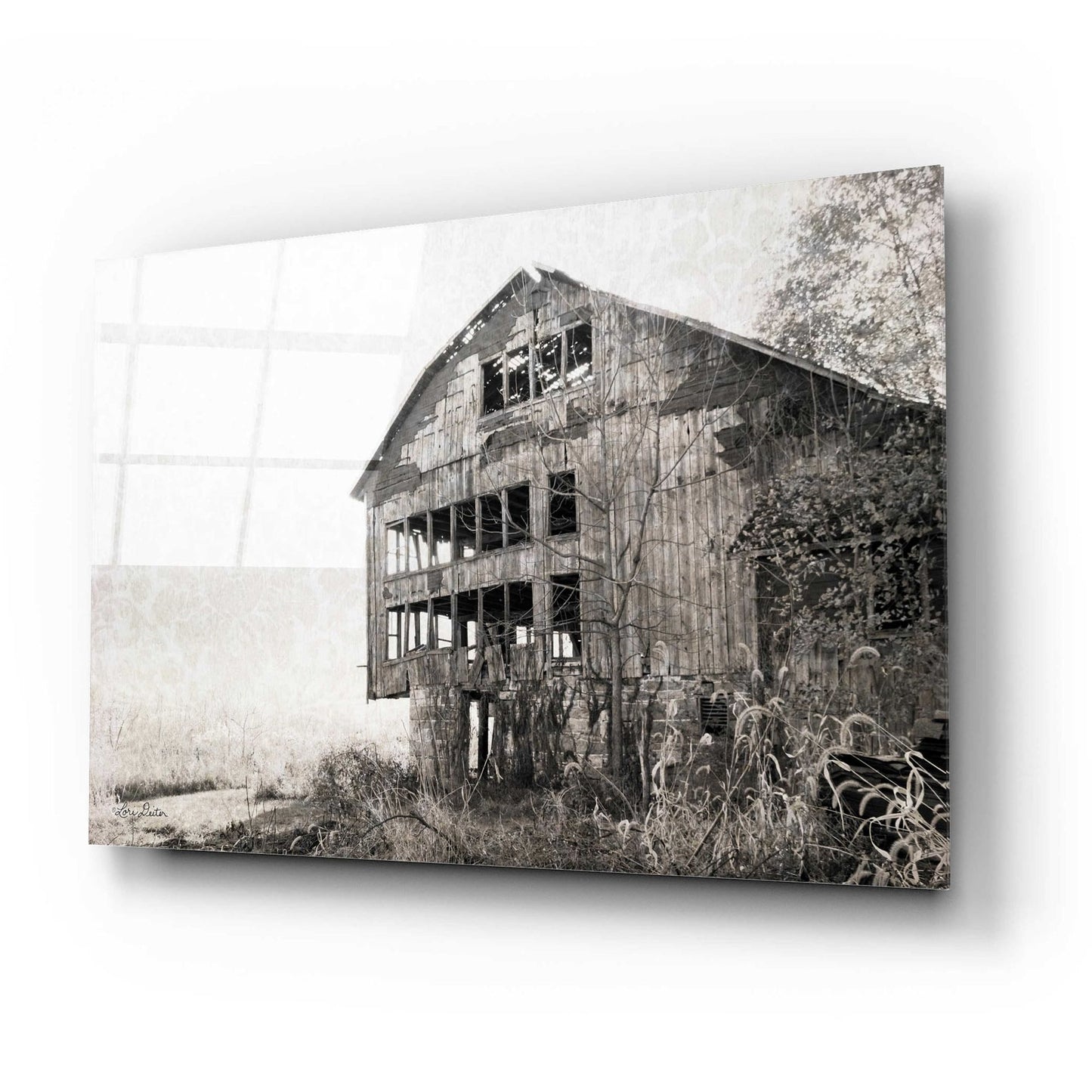 Epic Art 'Mahantongo Barn' by Lori Deiter Acrylic Glass Wall Art,24x16