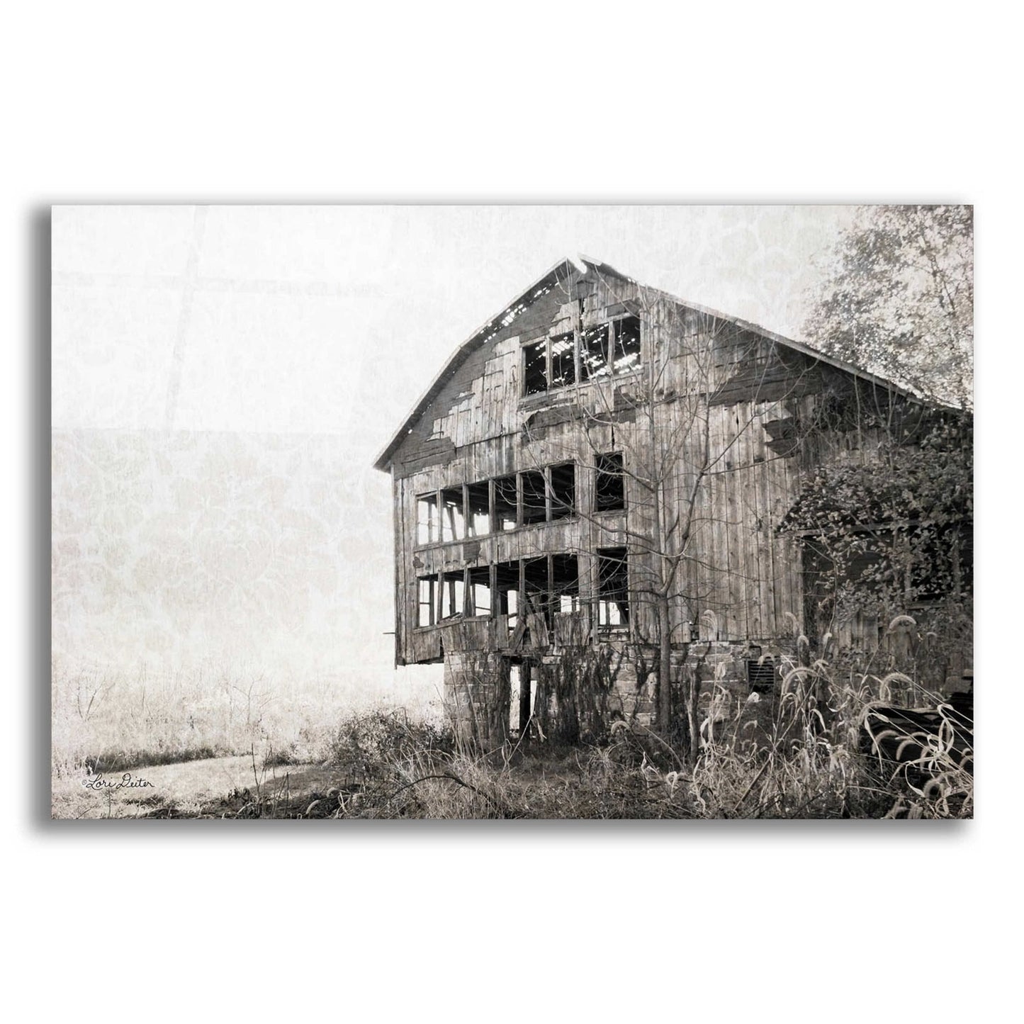 Epic Art 'Mahantongo Barn' by Lori Deiter Acrylic Glass Wall Art,24x16