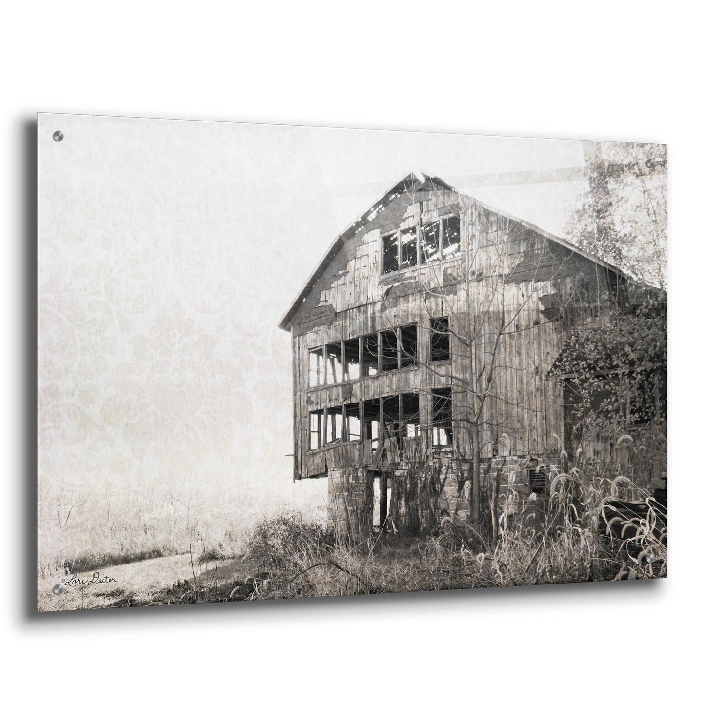 Epic Art 'Mahantongo Barn' by Lori Deiter Acrylic Glass Wall Art,36x24