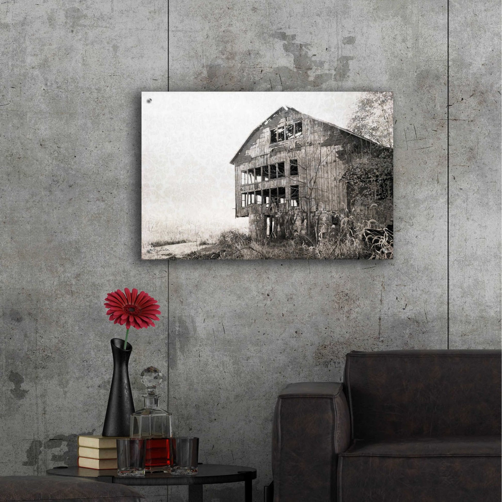 Epic Art 'Mahantongo Barn' by Lori Deiter Acrylic Glass Wall Art,36x24