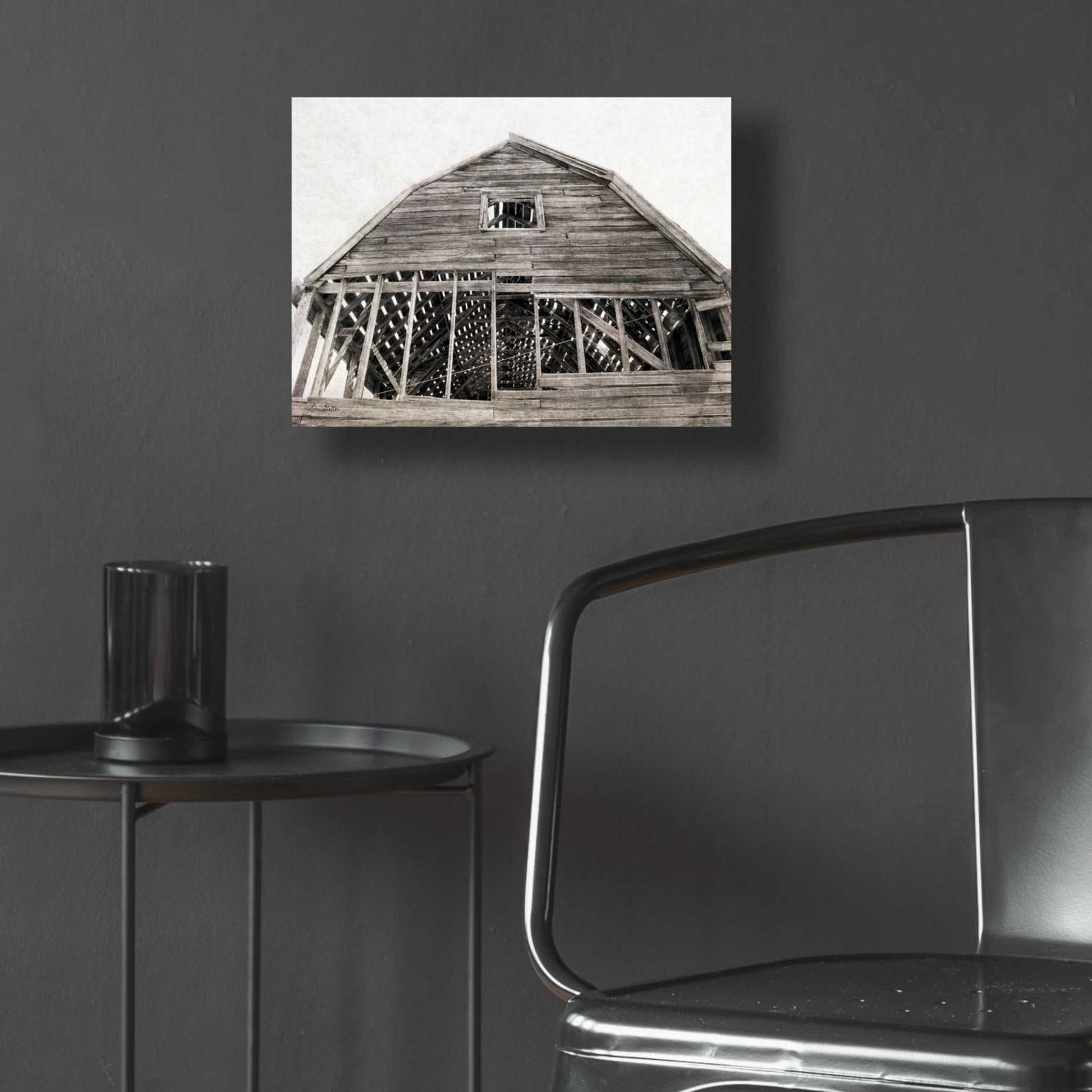 Epic Art 'Wyoming Barn' by Lori Deiter Acrylic Glass Wall Art,16x12