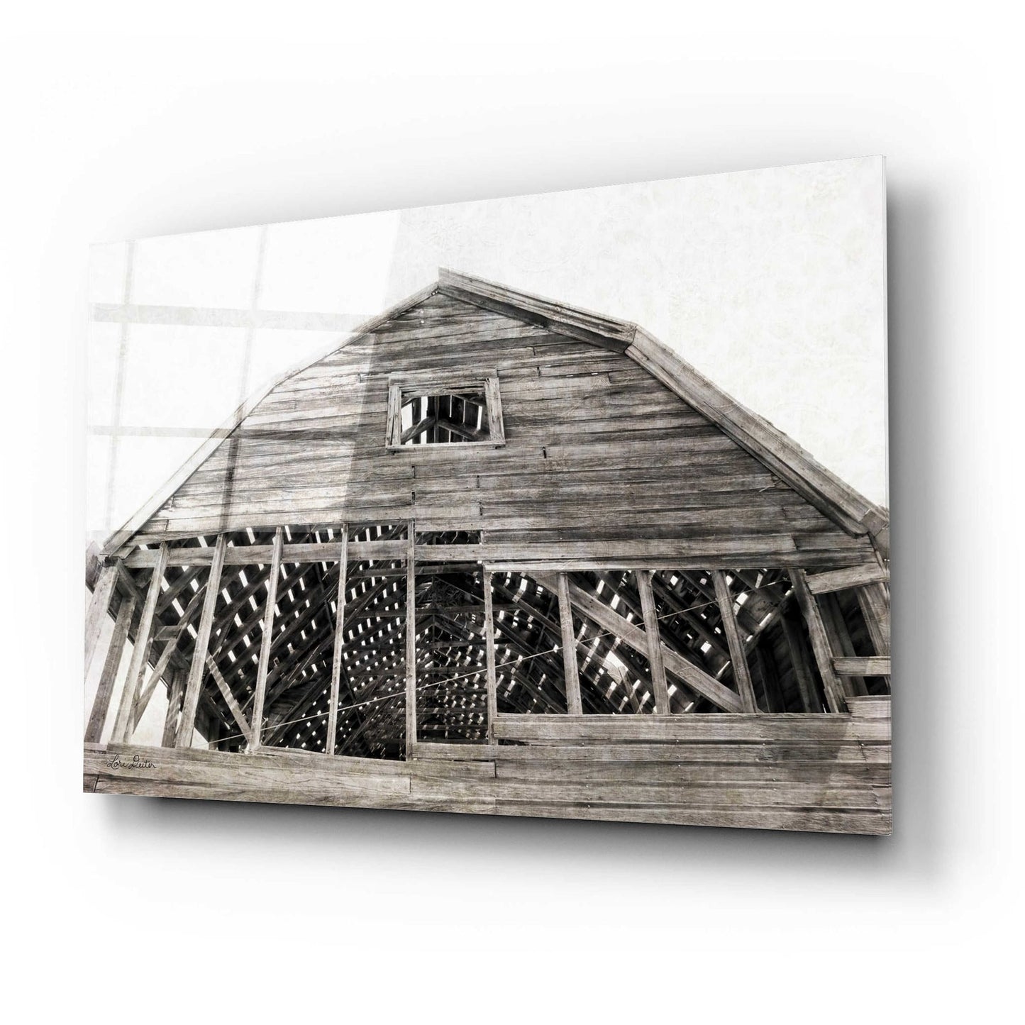 Epic Art 'Wyoming Barn' by Lori Deiter Acrylic Glass Wall Art,24x16