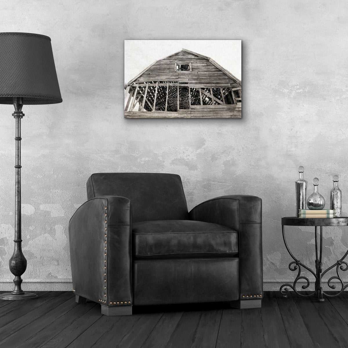 Epic Art 'Wyoming Barn' by Lori Deiter Acrylic Glass Wall Art,24x16
