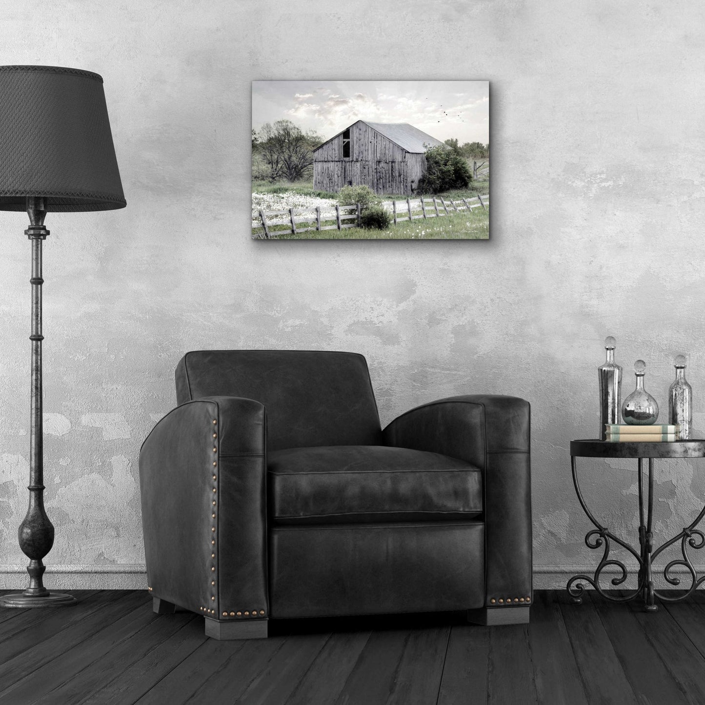 Epic Art 'Barnsville Barn' by Lori Deiter Acrylic Glass Wall Art,24x16