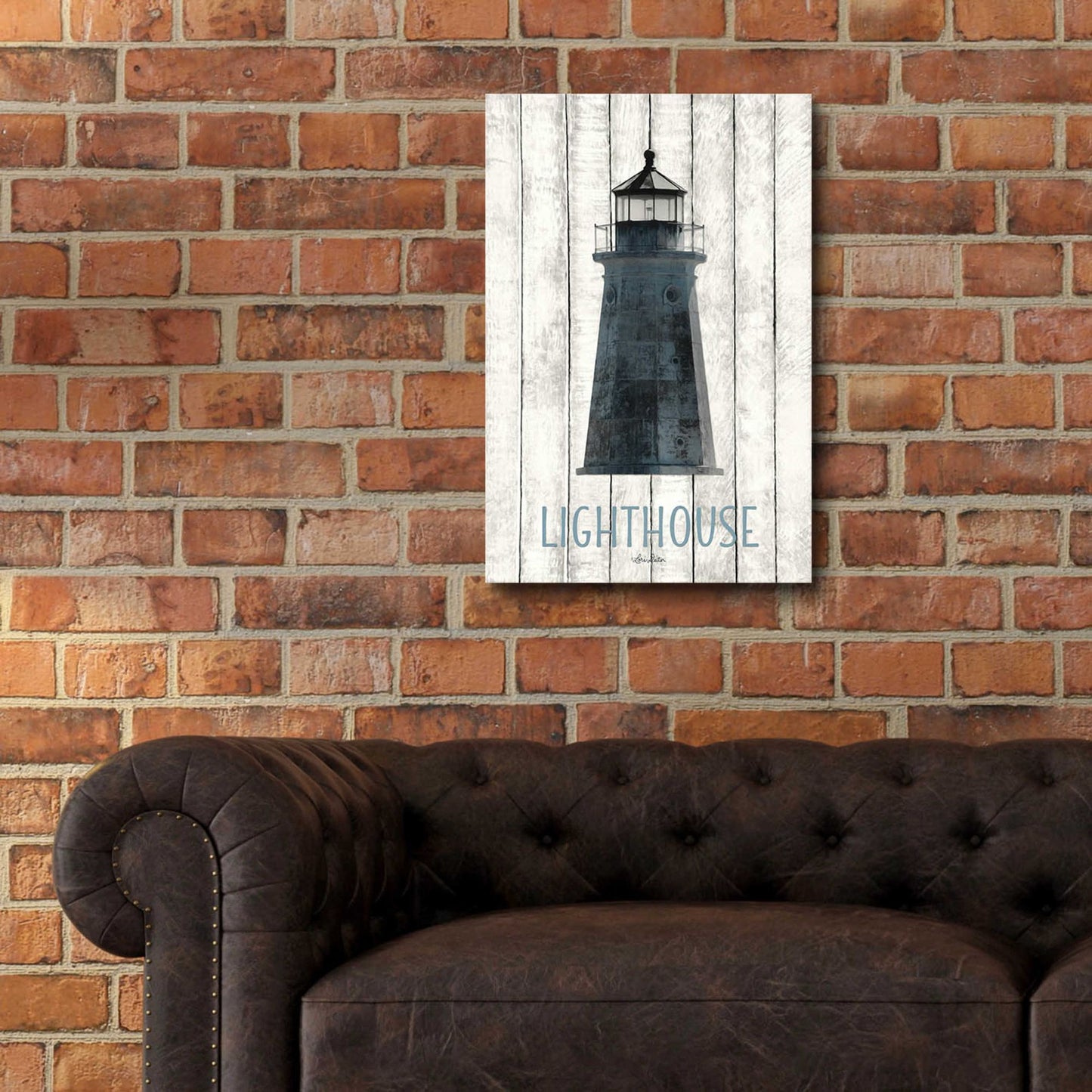 Epic Art 'Lighthouse' by Lori Deiter Acrylic Glass Wall Art,16x24